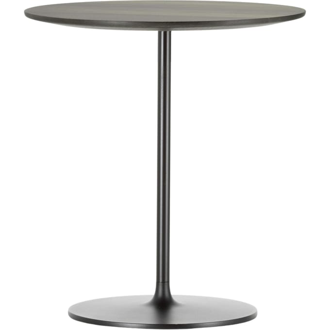 Vitra Occasional Low tafel - massief eiken donker gebeitst - Hoogte 55 cm
