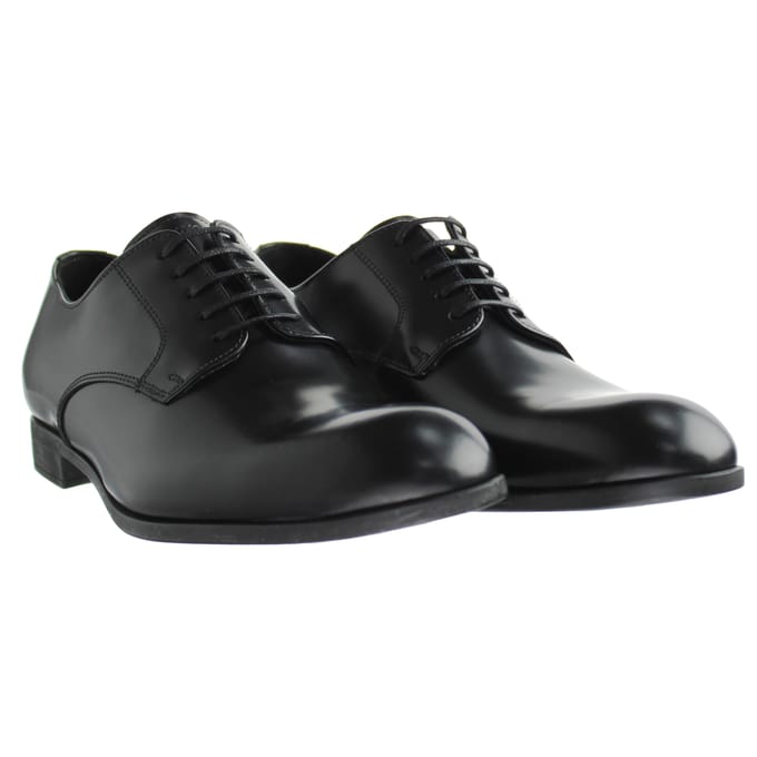 Emporio Armani Formele herenschoenen zwart