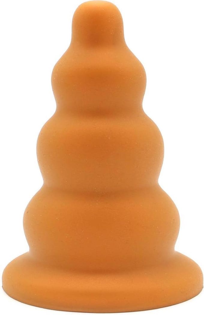 Gold Play - Soft Liquid Siliconen Anaal Dildo Blop - Goud S