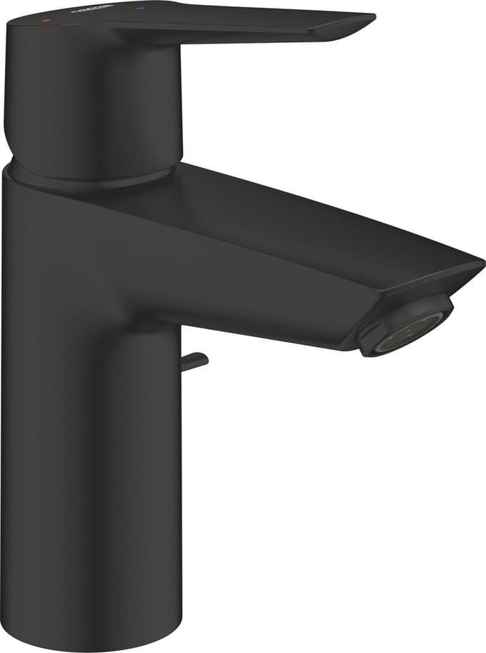 GROHE QuickFix Start eengreepsmengkraan met pop-up waste set - S-Size - Energie en waterbesparend - Matte Black