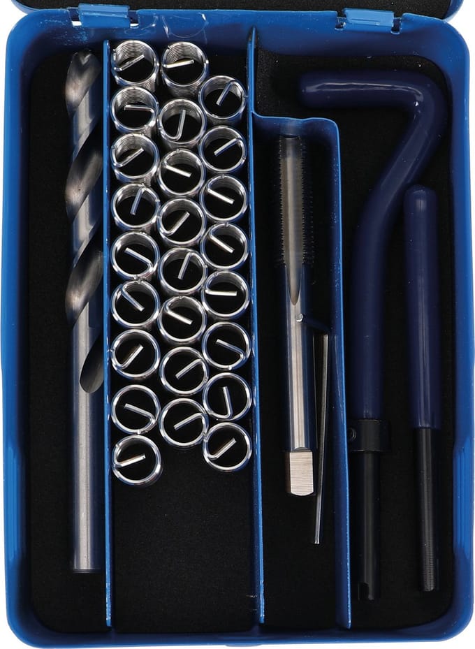 BGS Schroefdraad reparatieset M10 x 1,25 29 delig