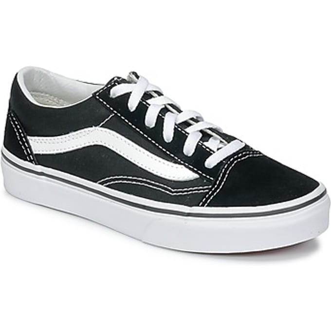 Vans Old Skool Sneakers Kinderen - Black/True White