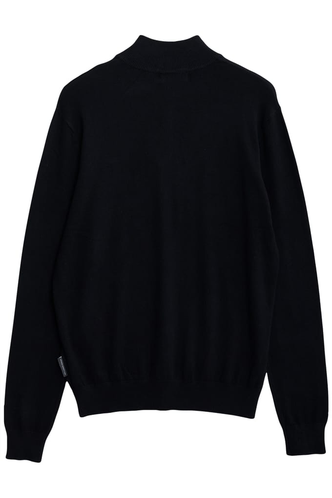 French Connection Half Zip Luxe Black Taglia: M | Dolcevita Outlet | Uomo | Nero