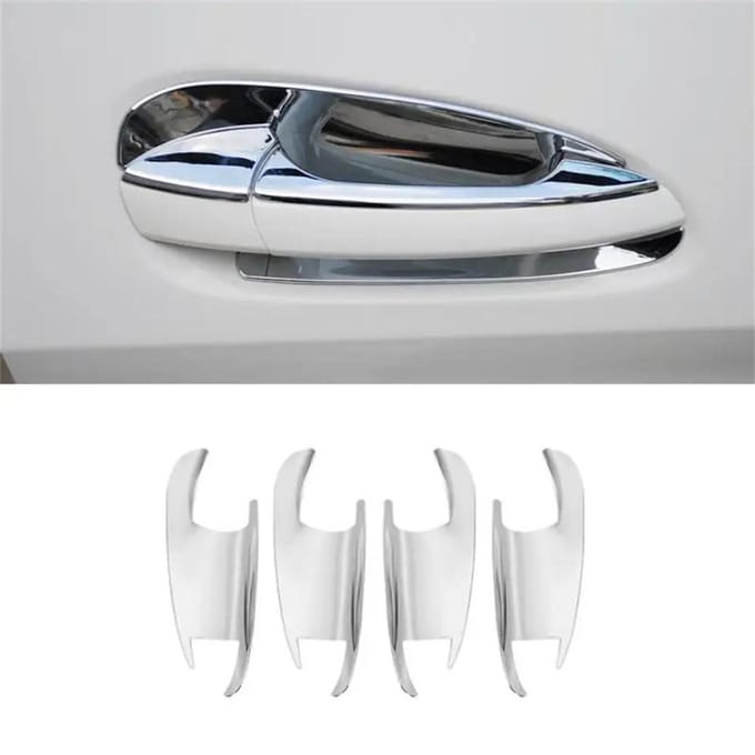4 STUKS Chrome Deurklink Kom Cover Trim Voor Benz BCE GLK ML GL GLE GLS Klasse gray