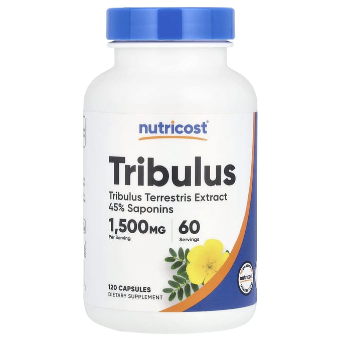 Nutricost, Tribulus, 1.500 mg, 120 capsules (750 mg per capsule)