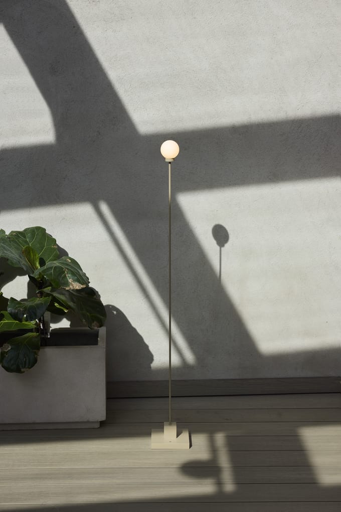 Northern Snowball draagbare vloerlamp - NorthernSnowballGreyBeige