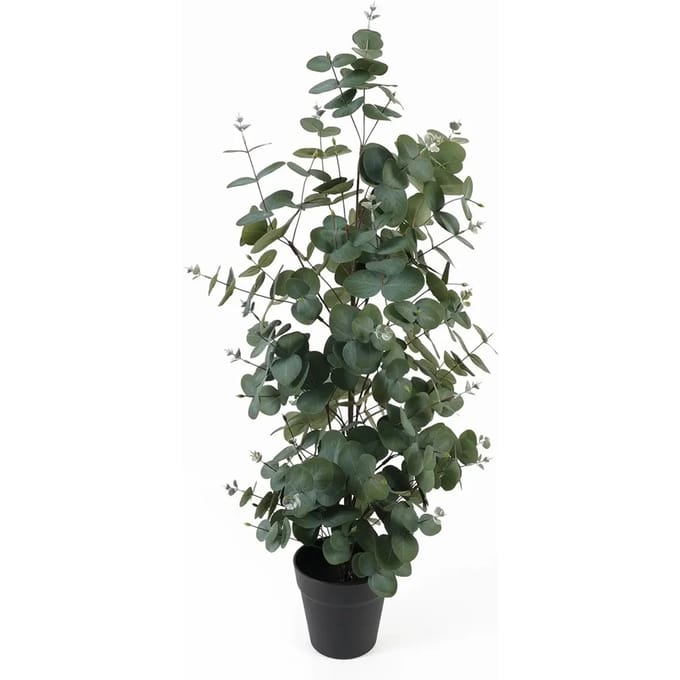 Present Time Kunstplant Eucalyptus Leaf Large - Groen - 30x30x78cm - Modern