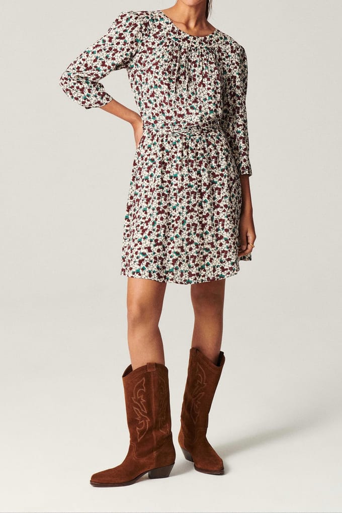 BA&SH Mini Dress Ecru Maat: XS | Mini Jurken Outlet | Dames | Ecru