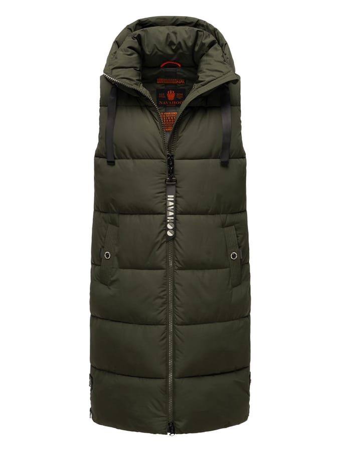 Gewatteerd & Winddicht Navahoo Schnuffelchen - Bodywarmer - Volwassen - Waterafstotend - Olijf - M