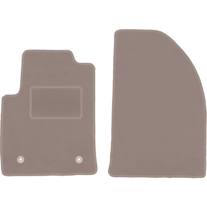 Beige voormatten voor: Ford Fiesta MK6 hatchback (2002-2010)