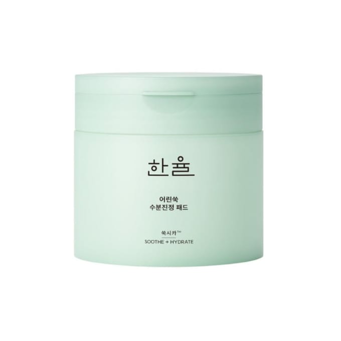 Hanyul Young Mugwort Moisture Soothing Pad 170ml (60 tampons) white