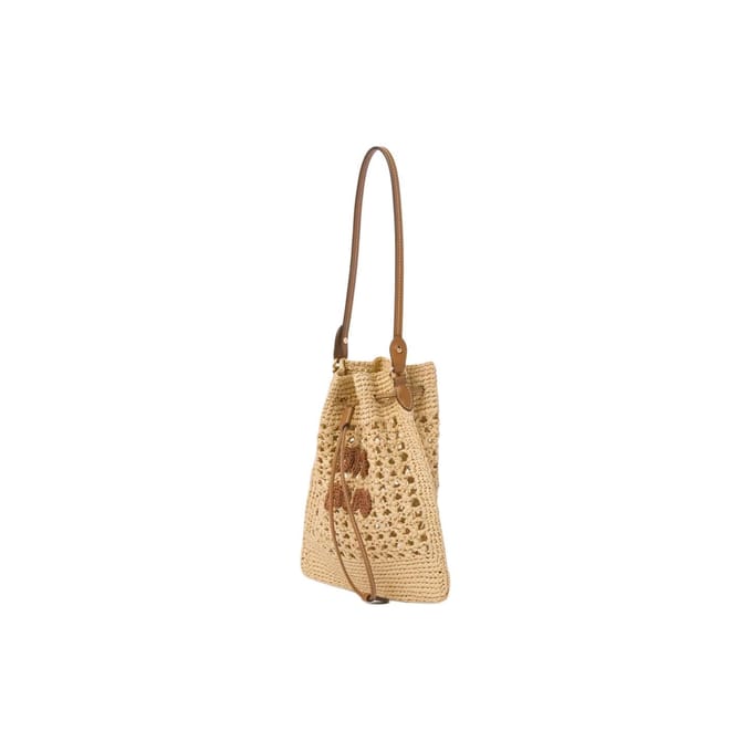 Miu Miu Drawstring Tote Naturale Damestas Tan 5ND016-2DO1-F0A5T Basic Set (Bag+Dust Bag) beige