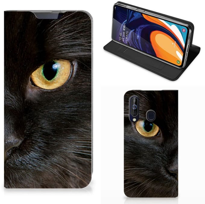 Samsung Galaxy A60 Hoesje maken Zwarte Kat