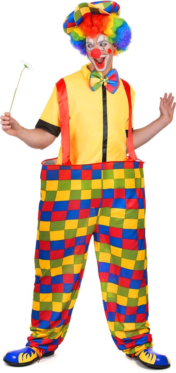 Vegaoo - Wijde clown outfit voor mannen