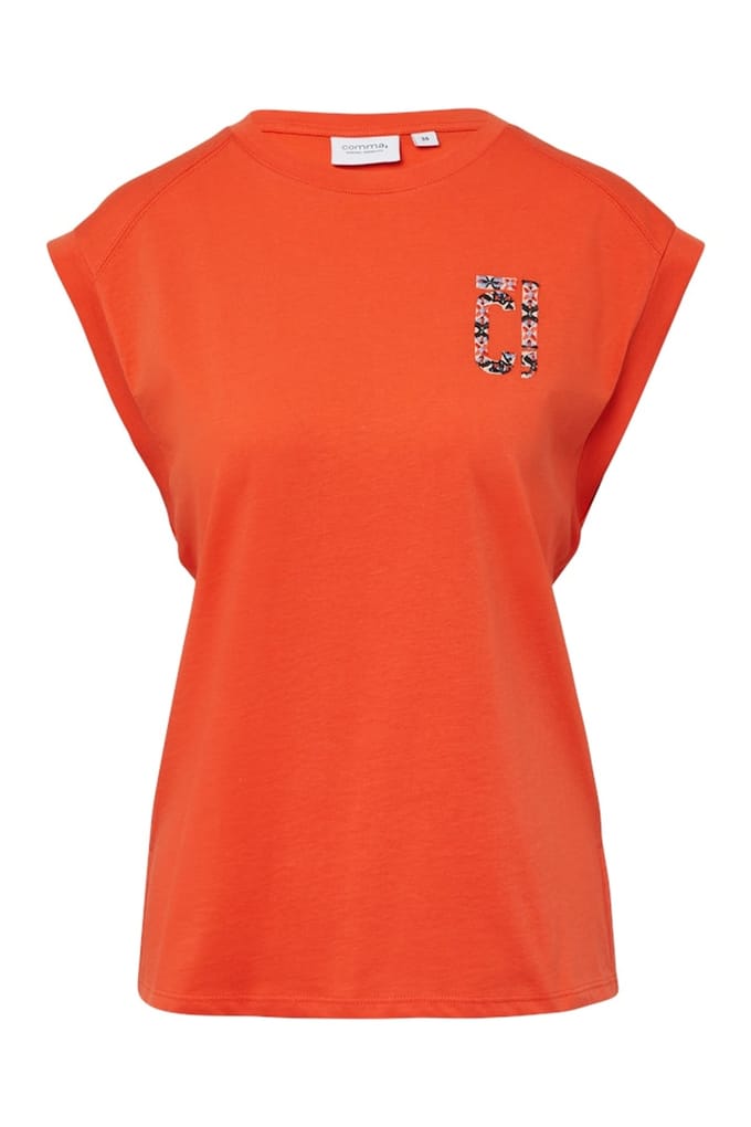Comma T-shirts Orange Taglia: 34 | Maglie Sportivi Outlet | Donna | Arancione