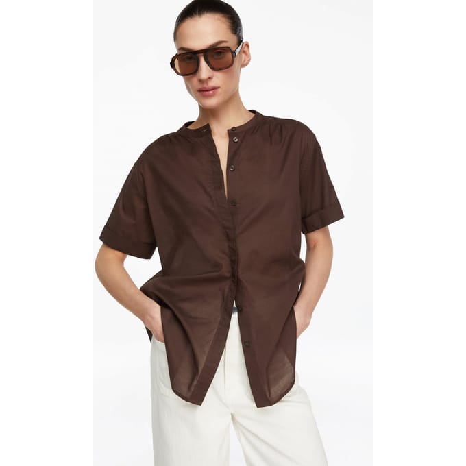 Comma  Blouses Brown Größe: 34 | Business hemden Outlet | Damen | Braun