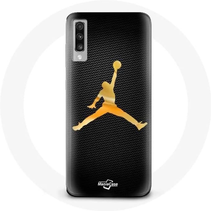 Coque - Michael Jordan - Samsung Galaxy A70 - Jaune - Souple - Sportif jaune