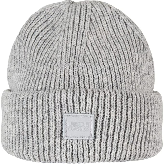 Urban Classics - Knitted Wool Beanie Muts - Grijs
