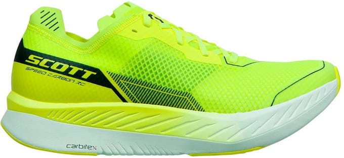 Scott Speed Carbon Rc Hardloopschoenen Geel EU 45 Man