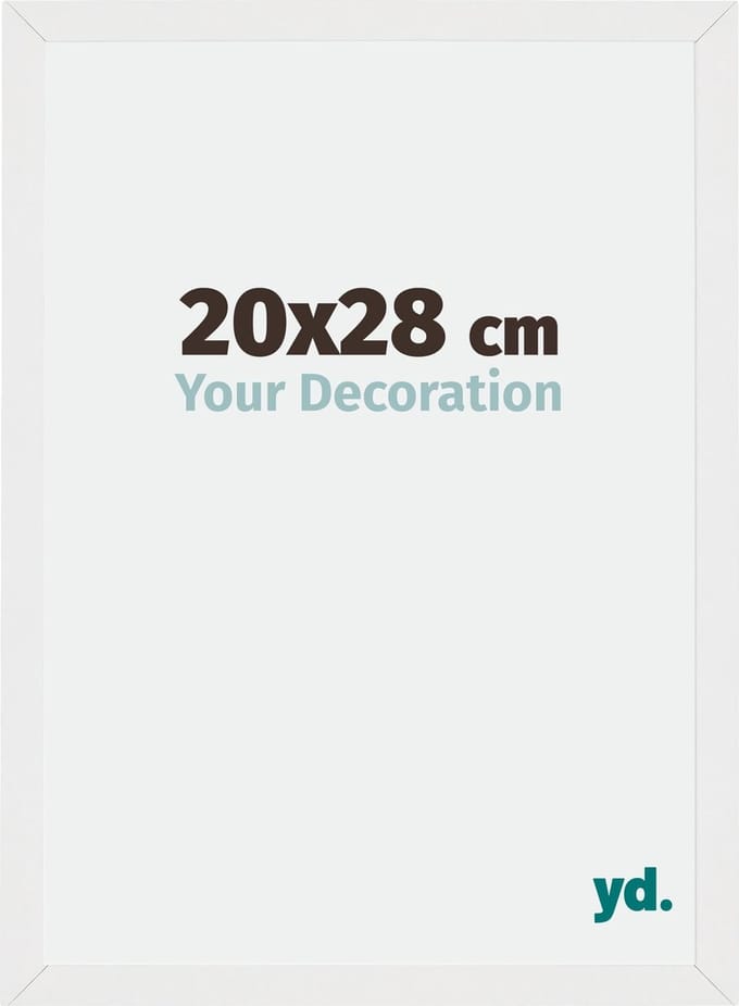 Your Decoration - Fotolijst 20x28 cm - MDF - Wit Hoogglans - Mura