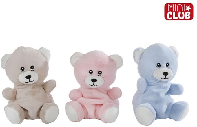 Knuffelbeer pluche Mini Club - beige teddybeer 20cm speelgoed.