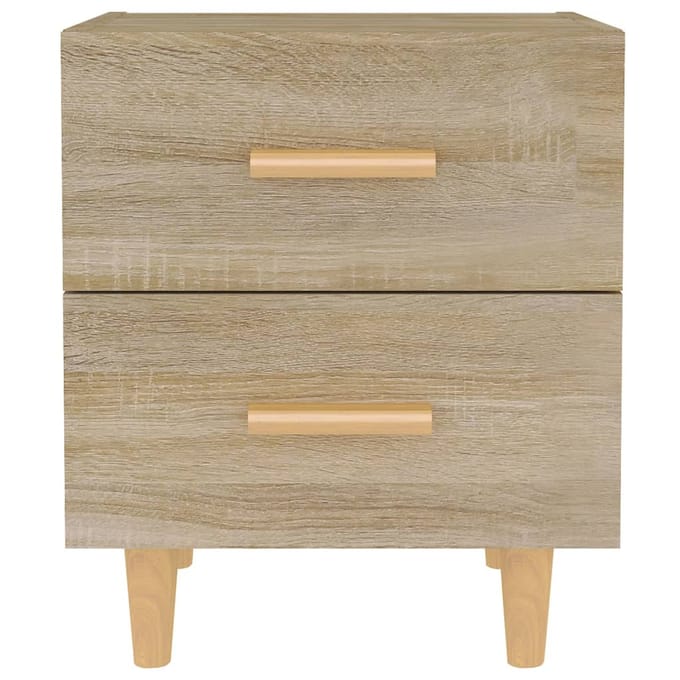 vidaXL - Nachtkastje - 40x35x47,5 - cm - sonoma - eikenkleurig
