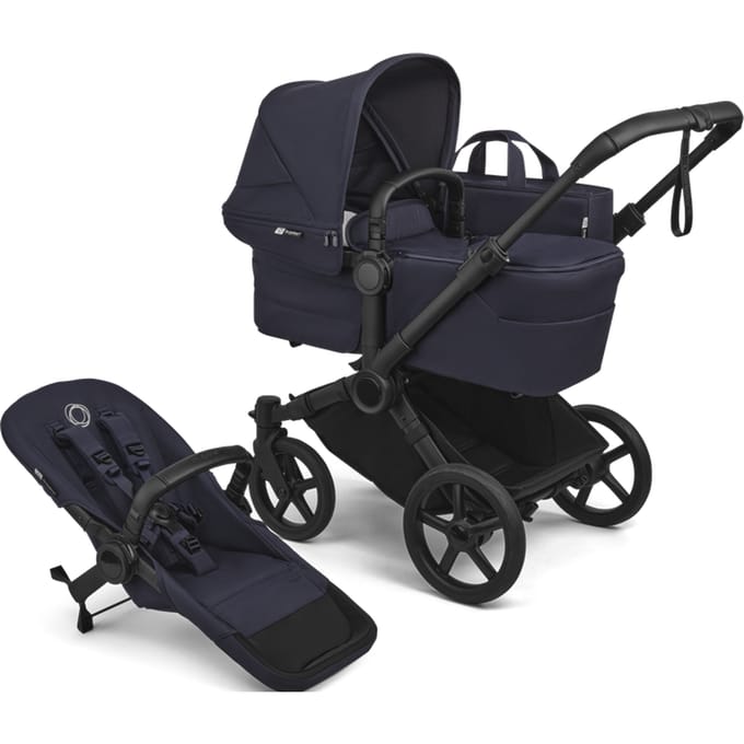 Bugaboo Donkey 6 Single Kinderwagen - Deep Indigo Bekleding deep indigo bekleding
