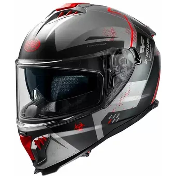 Volle motorhelm Premier Typhoon 17BM