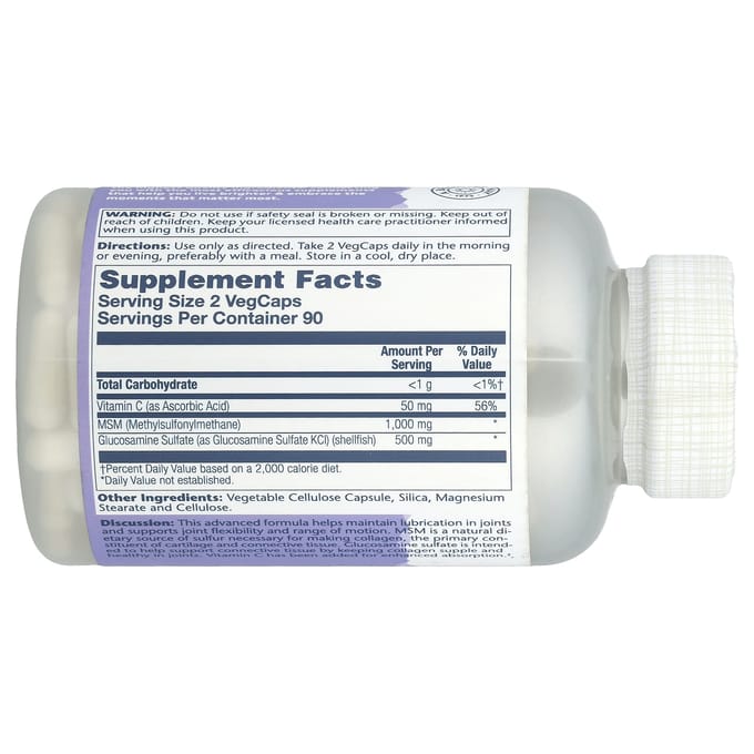 MSM & Glucosamine, Plantaardige Capsules 180