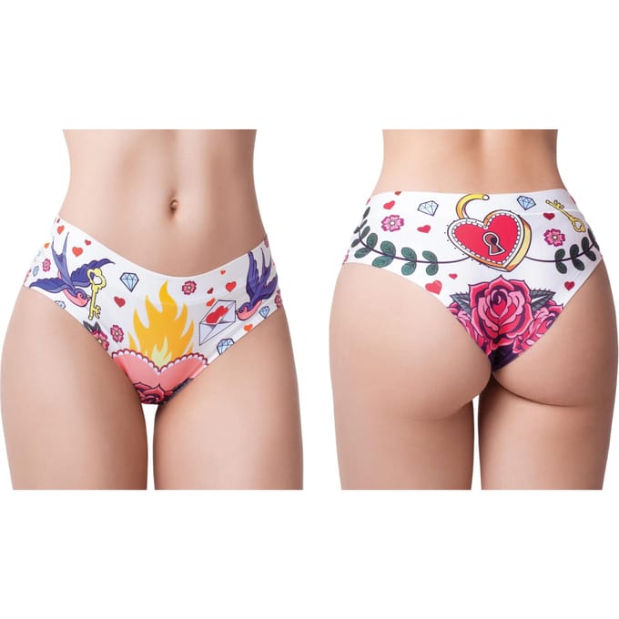 M Memème Slip -S- LOVE OLD SCHOOL Multicolours