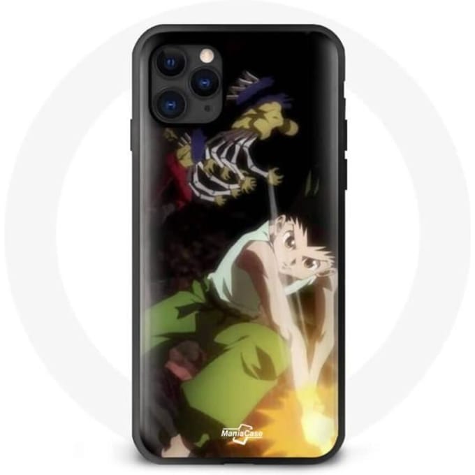 Coque Iphone 11 - Maniacase - Gon Freecss - Souple - Noir - Anime