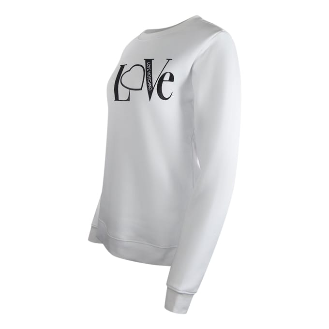 Love Moschino Bold Love Logo Witte Trui
