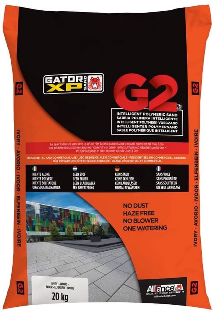 GatorSand XP G2 Onkruidvrij Voegzand zak 20kg - Ivoor