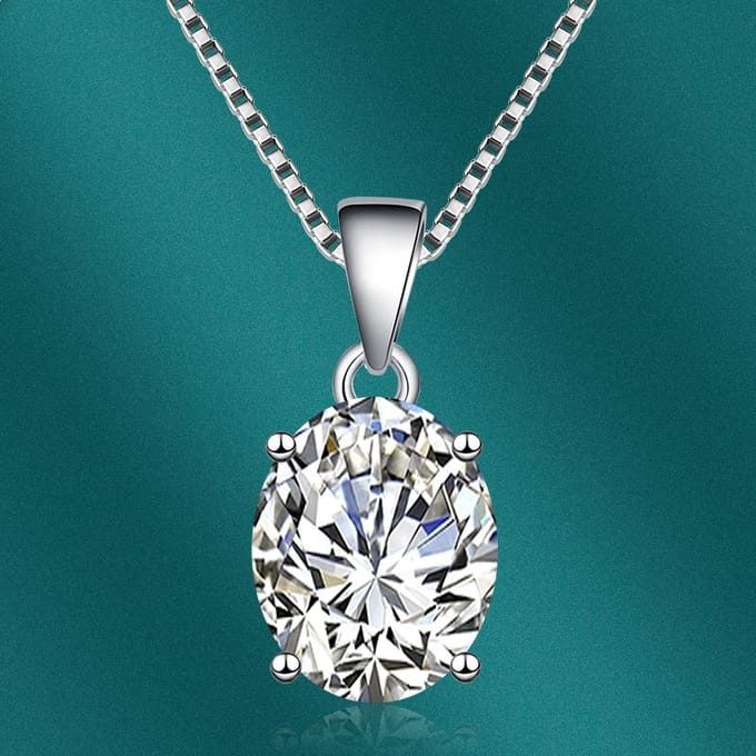 POMOiii ovale hanger ketting meerdere kleuren mode bruiloft verlovingssieraden