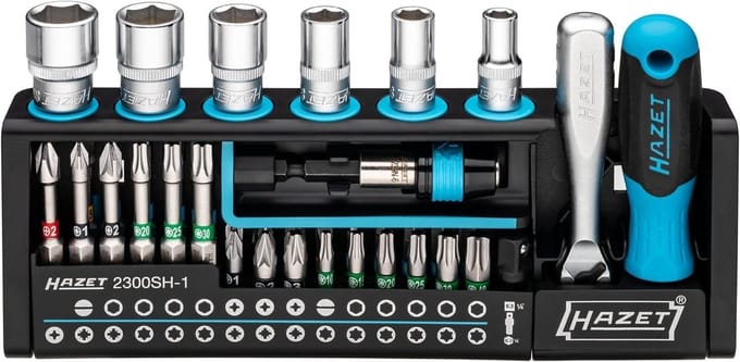 Compacte 39-delige Gereedschapset met Bit-Set en Handige Opslag