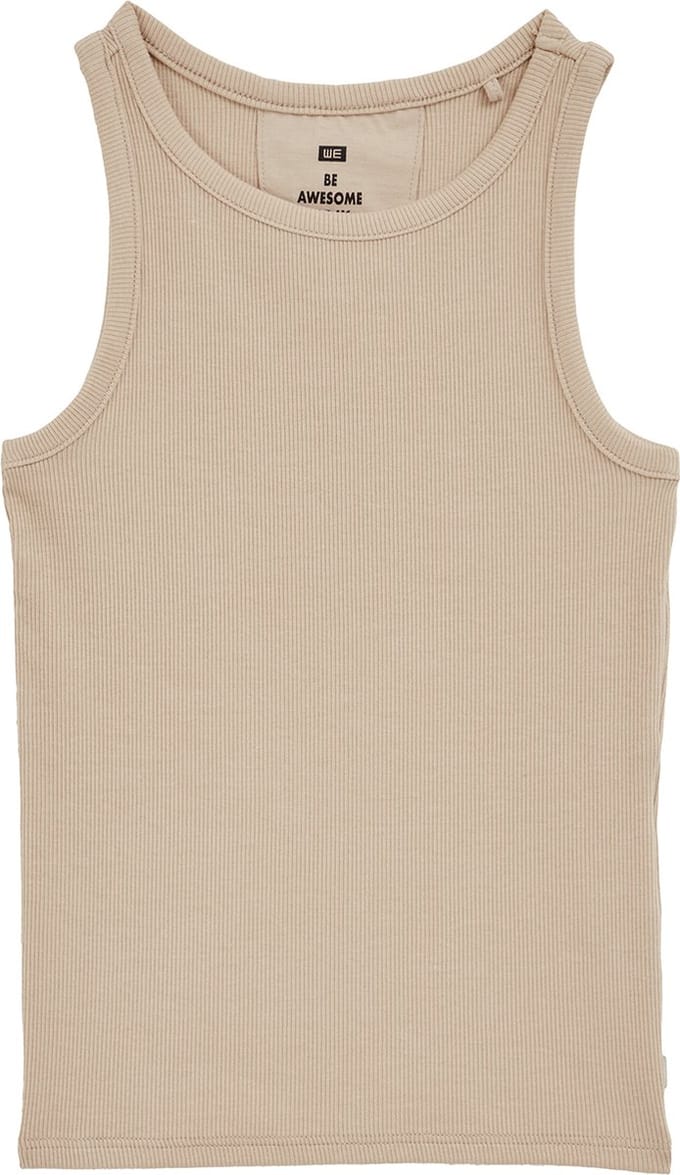 WE Fashion Meisjes singlet van ribstof