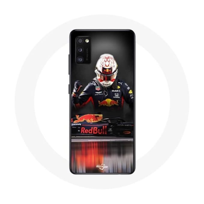 Hoesje - maniacase - Samsung Galaxy S20 plus - Formule 1 Max Verstappen - Flexibel - Zwart zwart