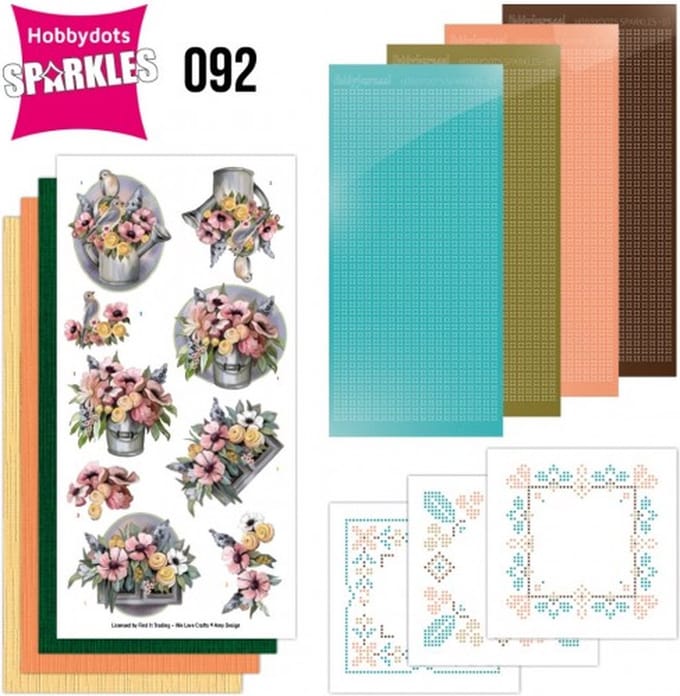 Sparkles Set 92 - Amy Design - Bucket and Flowers