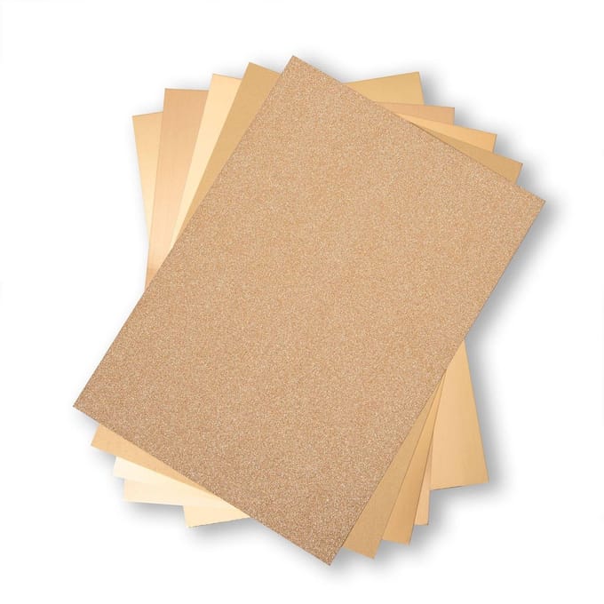 50 vellen Opulent cardstock gold - Sizzix