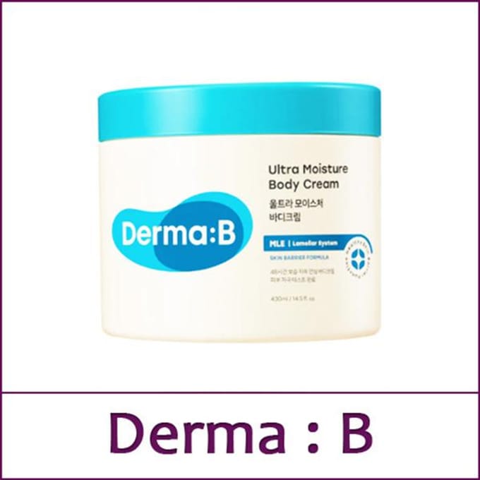 [Derma B] Crème Corps Ultra Hydratante 430ml blue