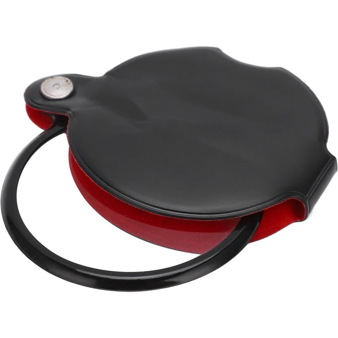 Loupe de poche Grossissement 3X ABS Antidérapant Résistant aux rayures Poignée flexible Haute clarté