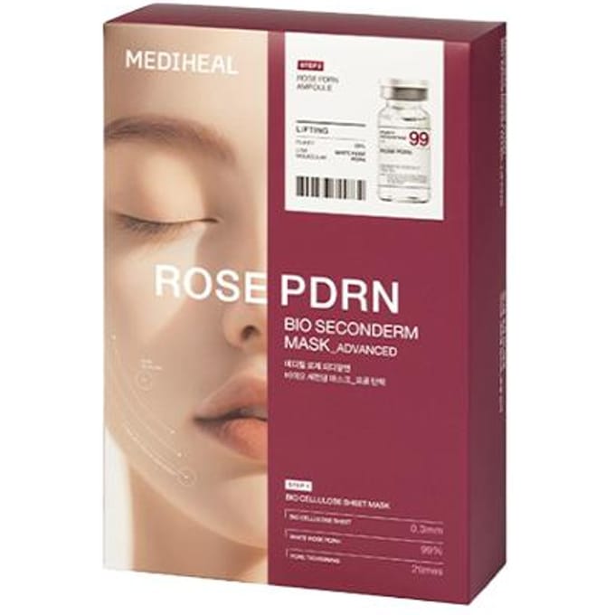 [MEDIHEAL] ROSE PDRN Bio Seconderm Mask 10EA