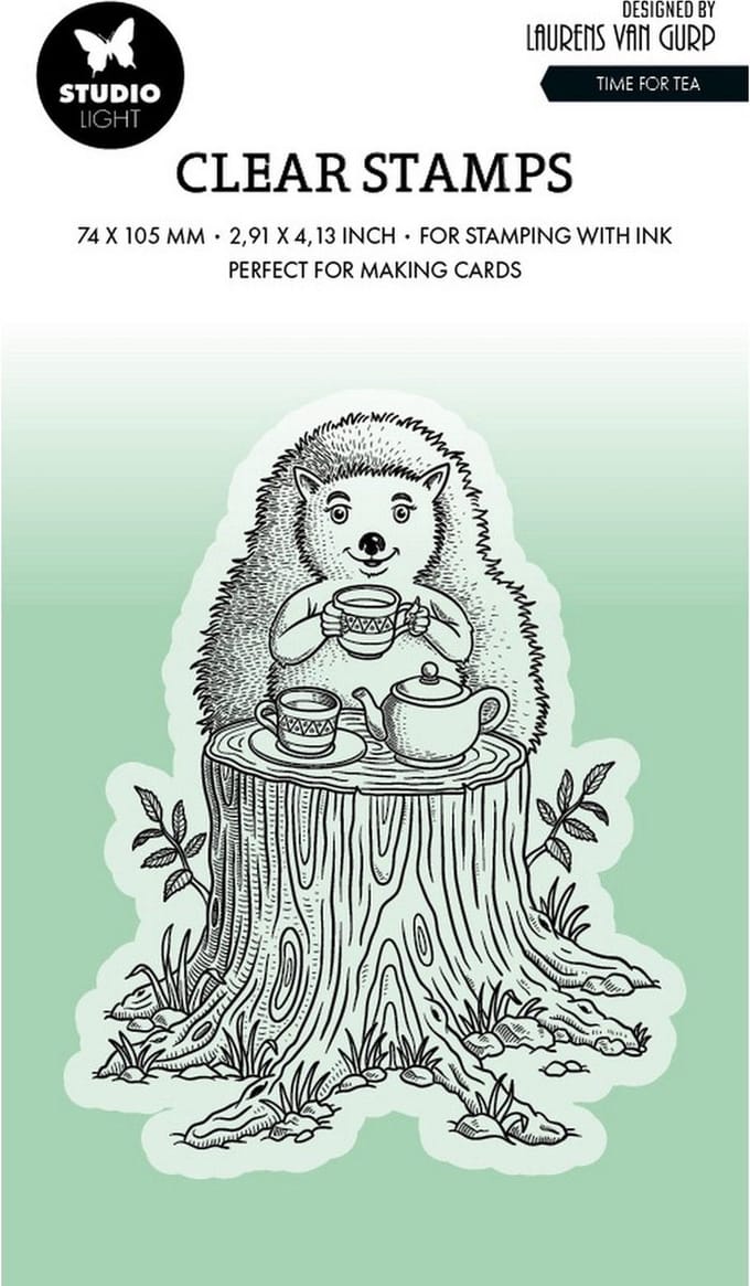 Studio Light • By Laurens Clear Stempel Time For Tea