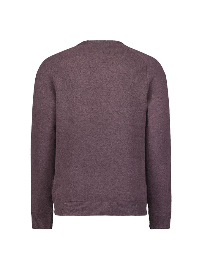 No Excess Pullover Crewneck Soft Wool Blend Dark Wine Maat: XXL | Sweaters Outlet | Heren