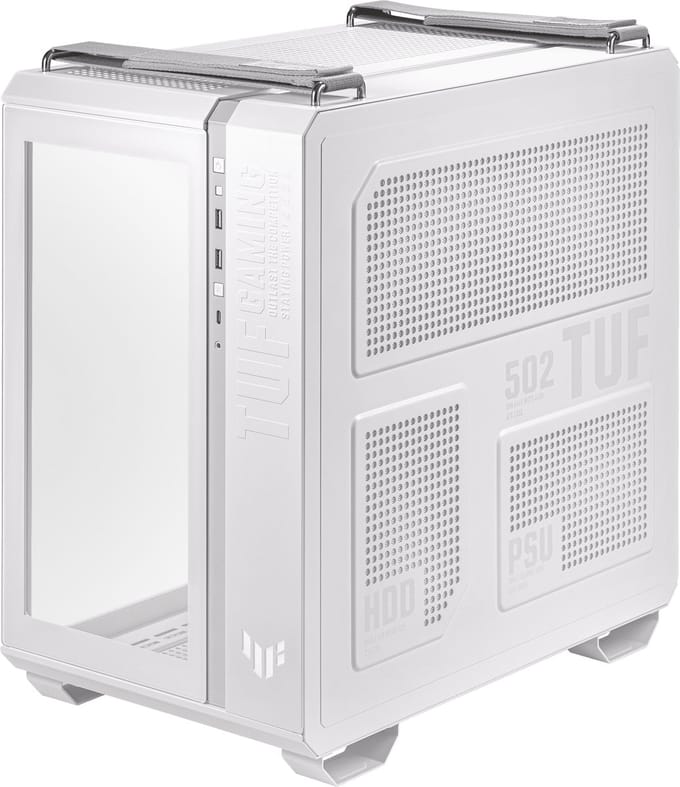 ASUS TUF Gaming GT502 PLUS Wit - Pc-behuizing - Tower - ATX - Micro-ATX - Mini-ITX