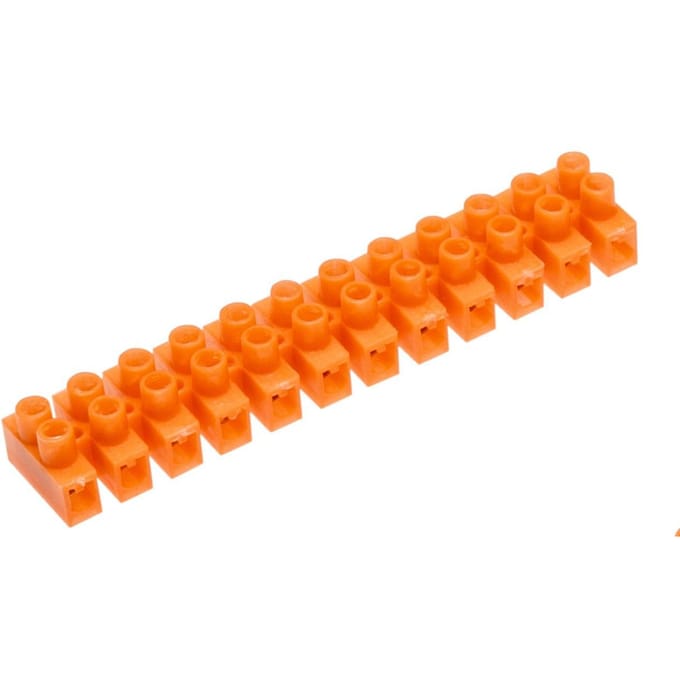 GTV - Serie - 12-Veld Aansluitstrip - 2,5 mm² - Eenvoudig Te Delen - Polyethyleen