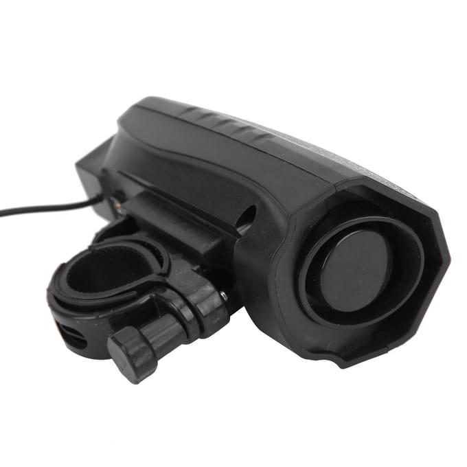 Elektrische Fietsbel Elektrische Luide Fietsbel Fietsstuur Ring Alarm met Vaste Basis gray