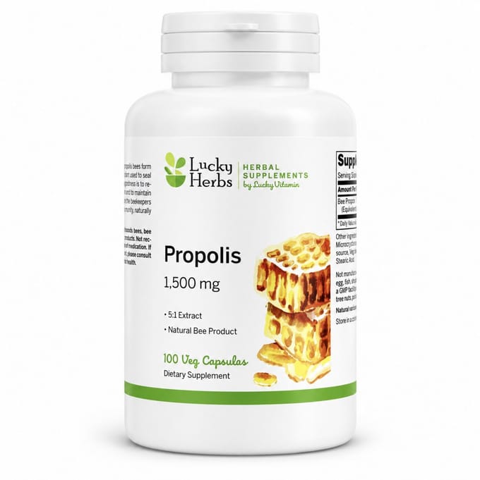 Lucky Herbs PROPOLIS 1500 mg by Now Foods