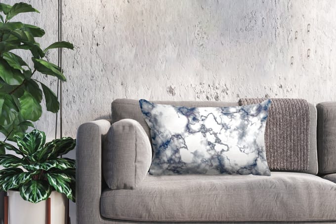 Sierkussens - Kussentjes Woonkamer - 60x40 cm - Marmer - Stenen - Agaat