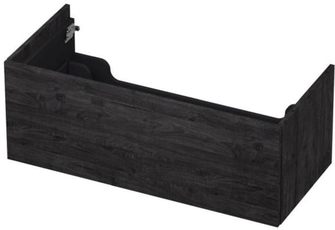 INK - Onderkast 1 Lade Push 2 Open Bestaande Uit - 1000x450x376 Mm - Houtskool Eiken
